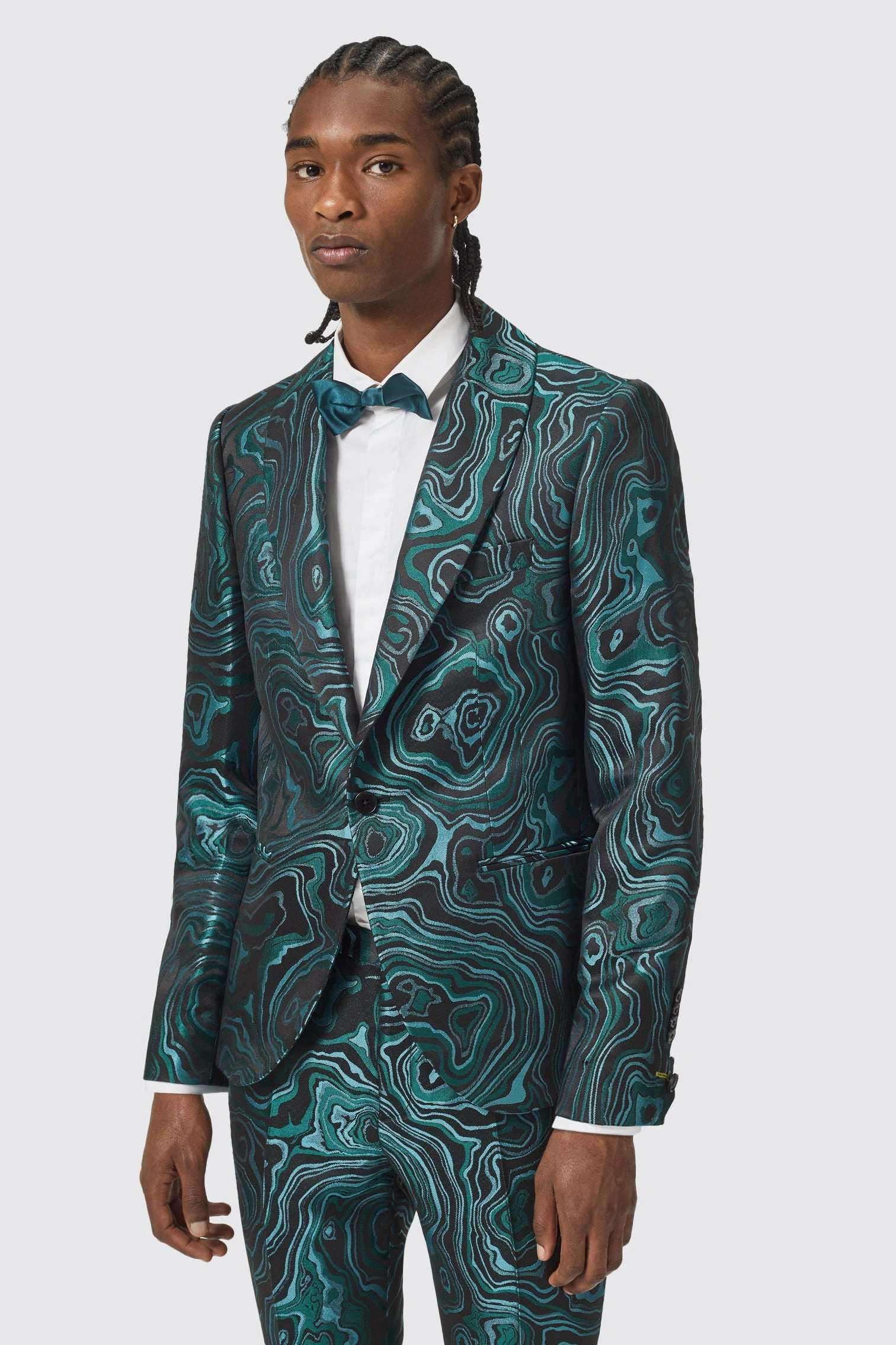 Abito Jacquard Verde Slim Fit Adichie: Eleganza Italiana, Stile Inconfondibile, Un Sogno!